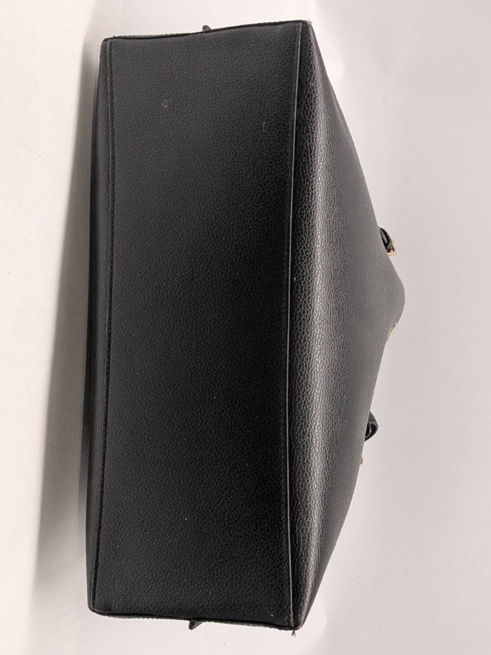 Authentic Coach Black Double Faced Leather Mollie Tote Bag - Picture 3 of 7